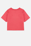 Converse Girls Dissected Chuck Patch T-Shirt In Cherry Balm