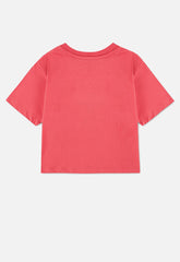 Converse Girls Dissected Chuck Patch T-Shirt In Cherry Balm
