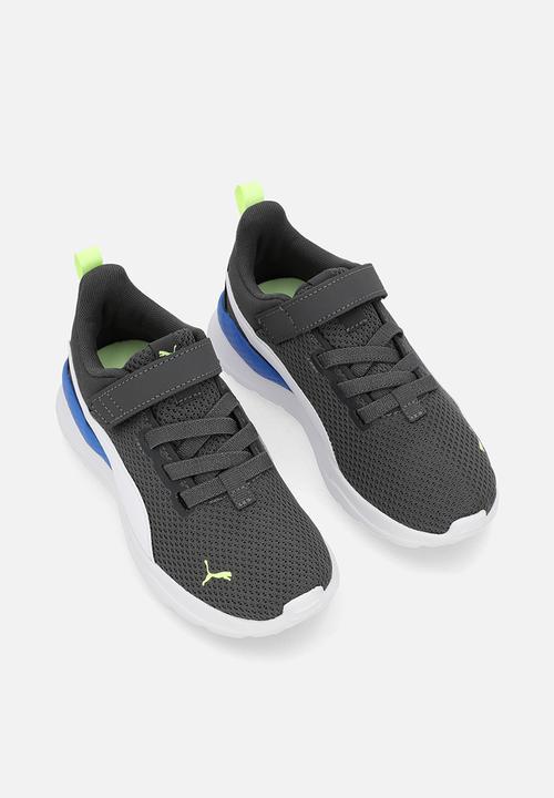 Puma Kids Anzarun Lite Ac+ Ps Shoes Dusky Gray - White - Fizzy Light