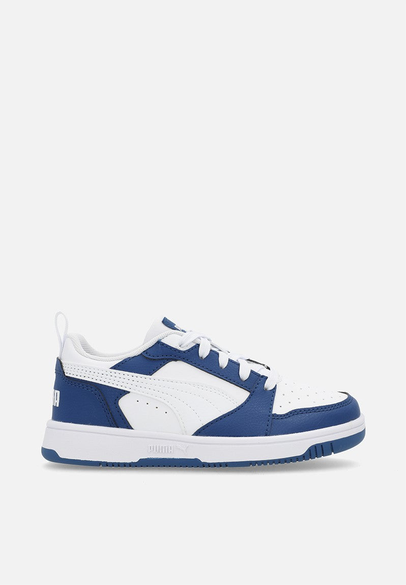 Puma Kids Rebound V6 Lo Ps White/Clyde Royal Sneakers