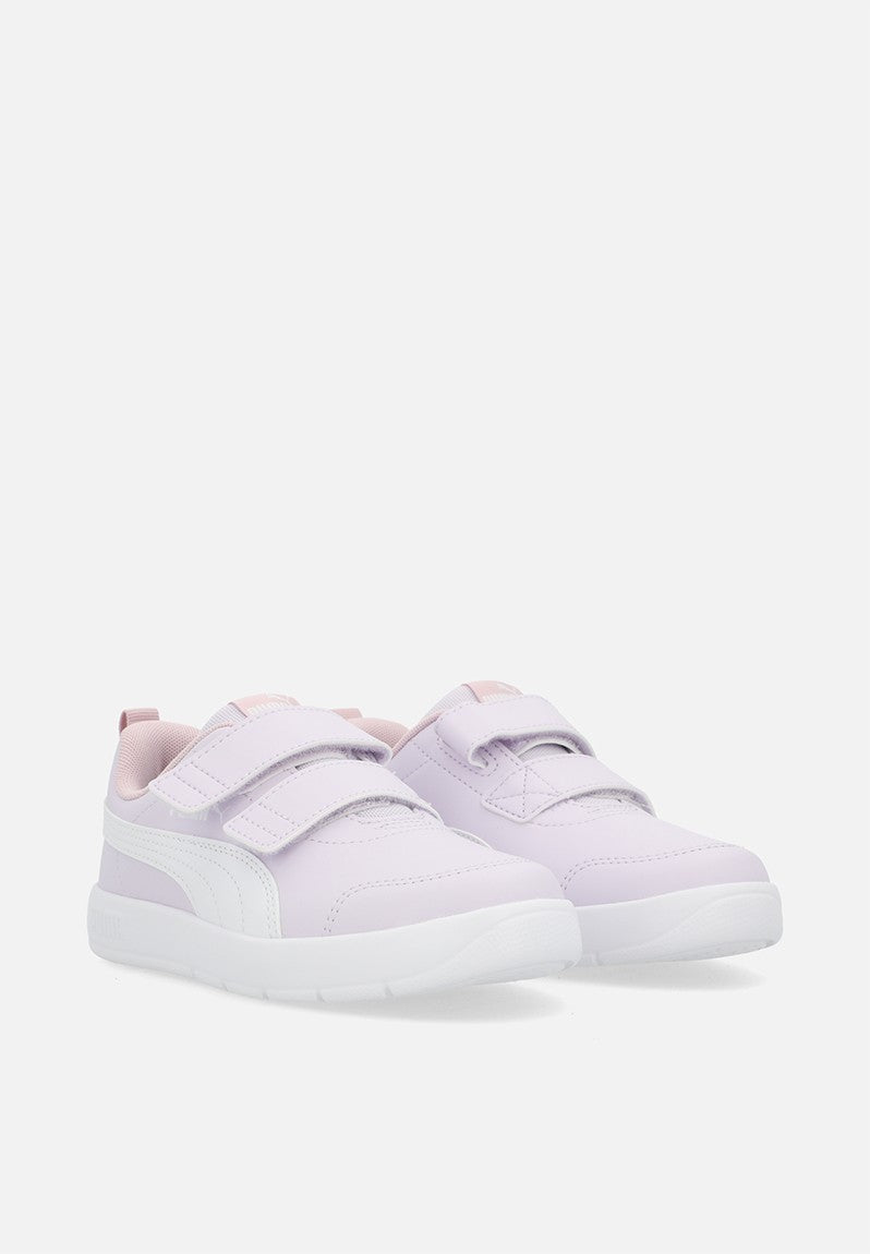 Puma Kids Courtflex V3 V Shoes In Lilac