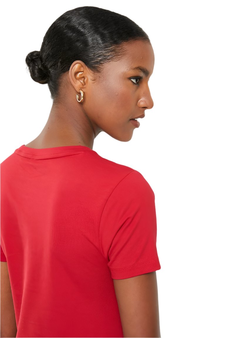 Polo 0048917 Kelly V -Neck T-Shirt  Red