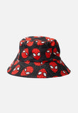 Character Group Boys Bucket Hat Spiderman In Black/Red