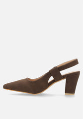 Plum Ladies Amber Heels In Chocolate