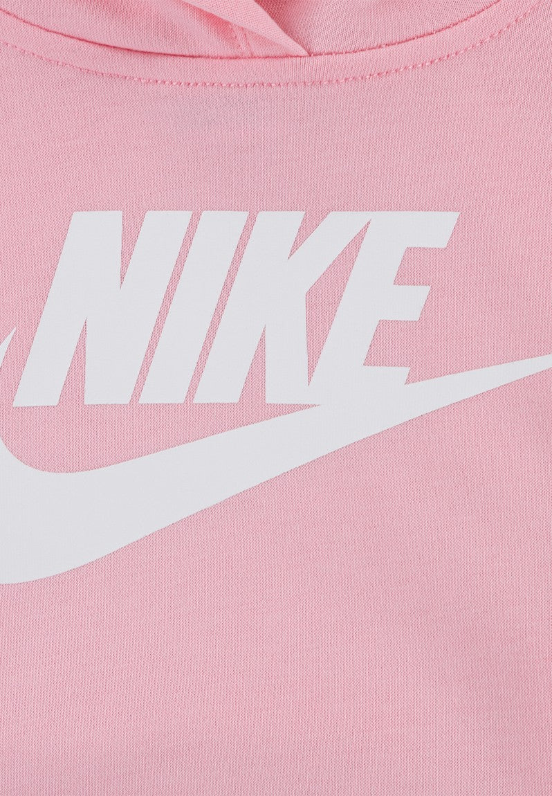 Nike Girls Nsw Club Ft Hbr Po Hoodie In Soft Pink
