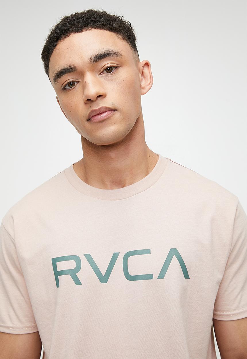 Rvca Big Rvca Ss Red Stitch Mauve
