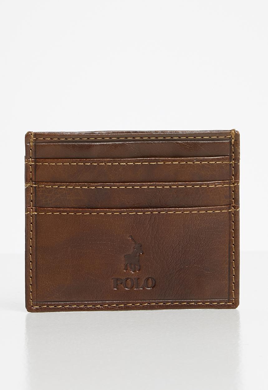 Polo Mens Hamilton Drivers Licence Insert In Brown