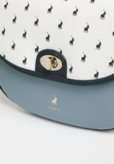 Polocasablanca Saddle Crossbody  Blue