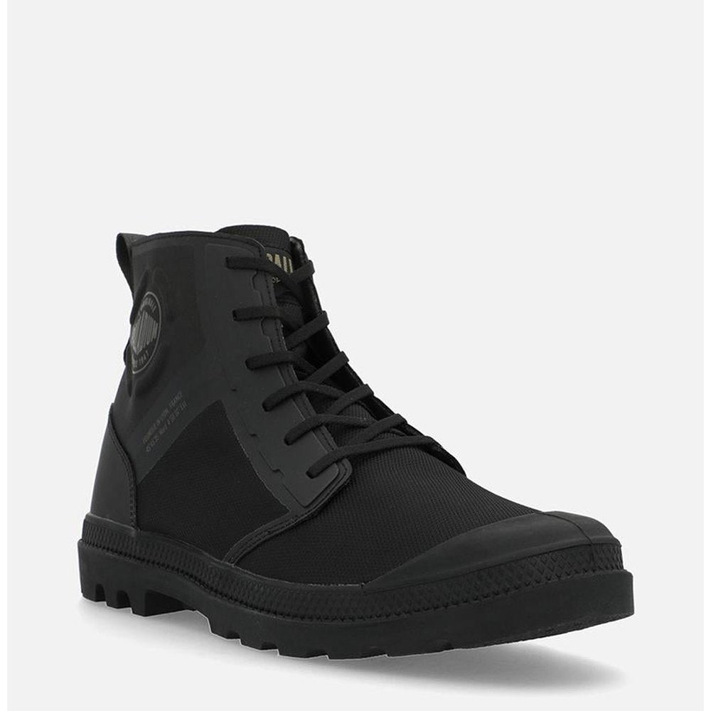 Palladium Mens Pampa Hi Care Zip Shoes In Black