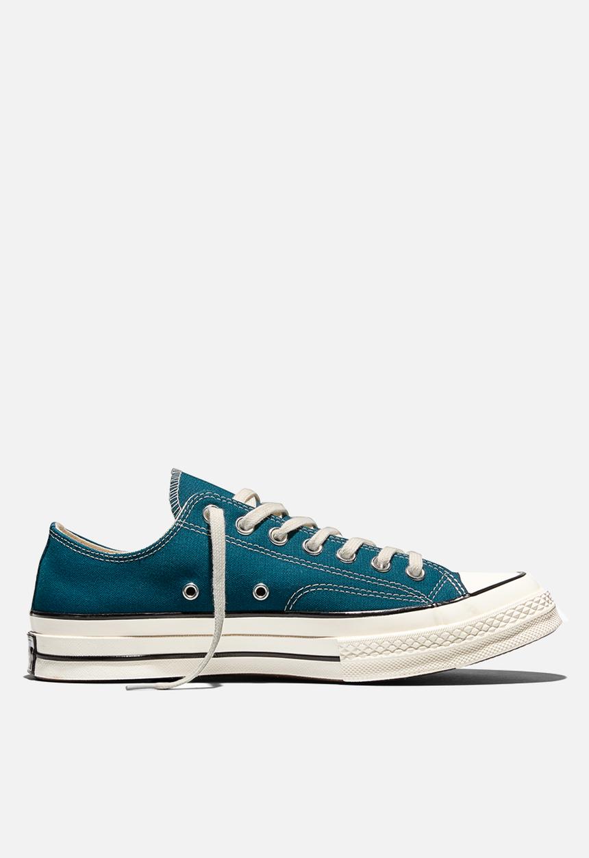 Converse Unisex Chuck 70 Lo Ox Shoes In Teal
