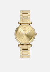Fossil Womens Carlie Watch In Gold