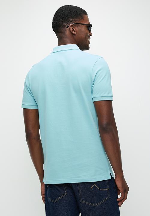 Ben Sherman Ben Polo Mens Golfers In Retro Blue