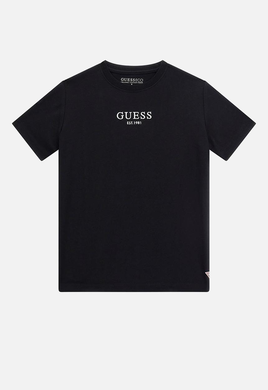 Guess Unisex T-Shirt In Black