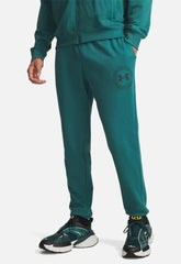Under Armour Mens Rival Lw Graphic Jogger In Teal