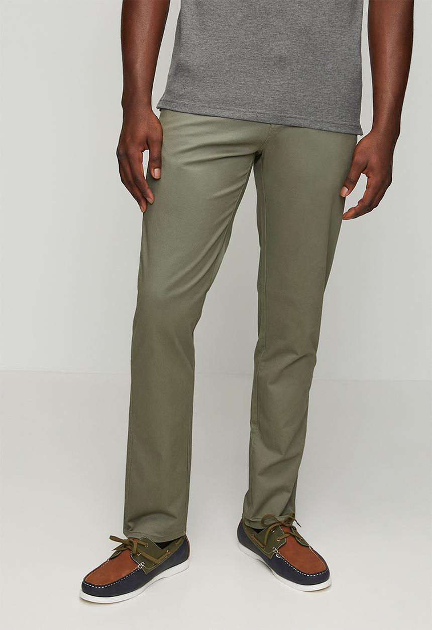 Pringle Mens Jorge Tailored Fit Chino Fatigue