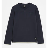 Soviet Boys Talon Long Sleeves V-Neck T-Shirt In Navy