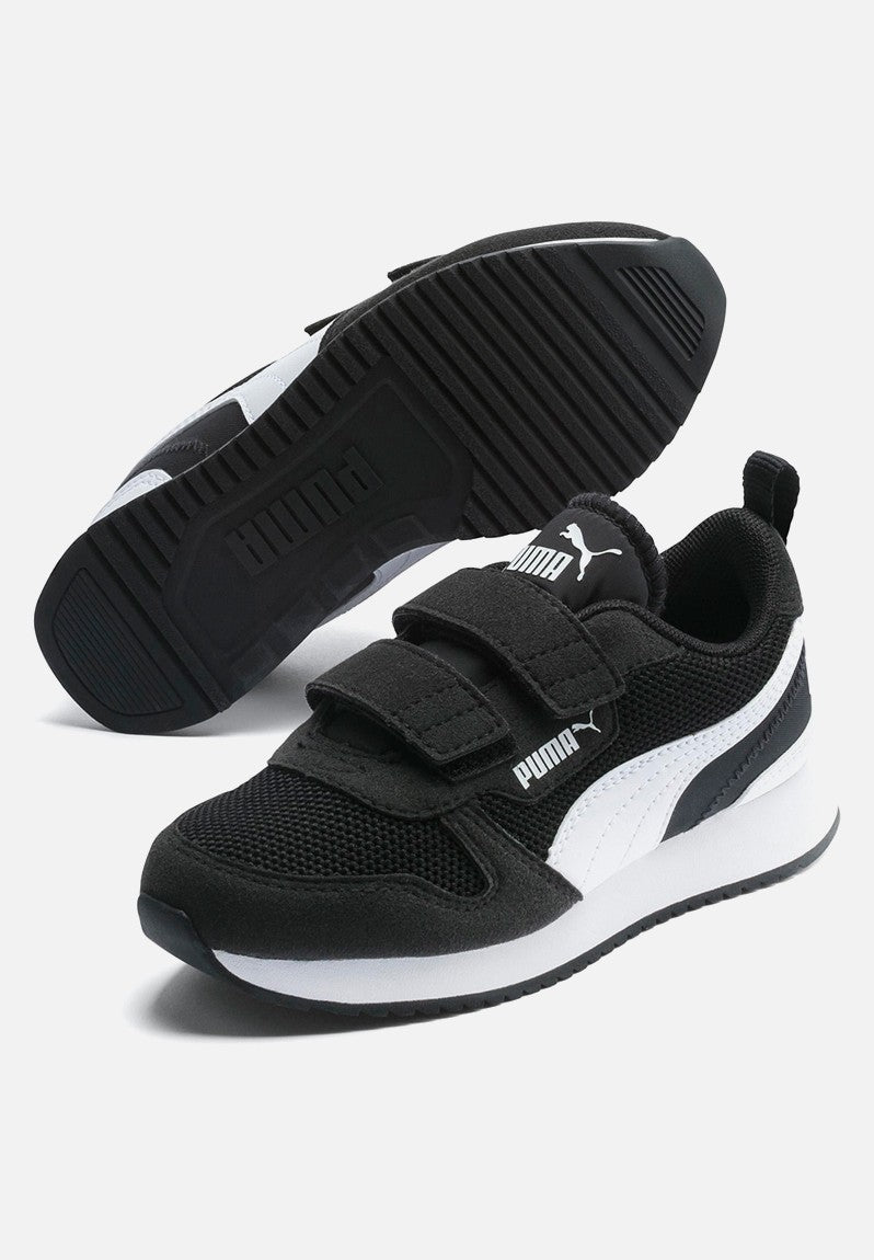Puma R78 V Ps Shoes In Black And White