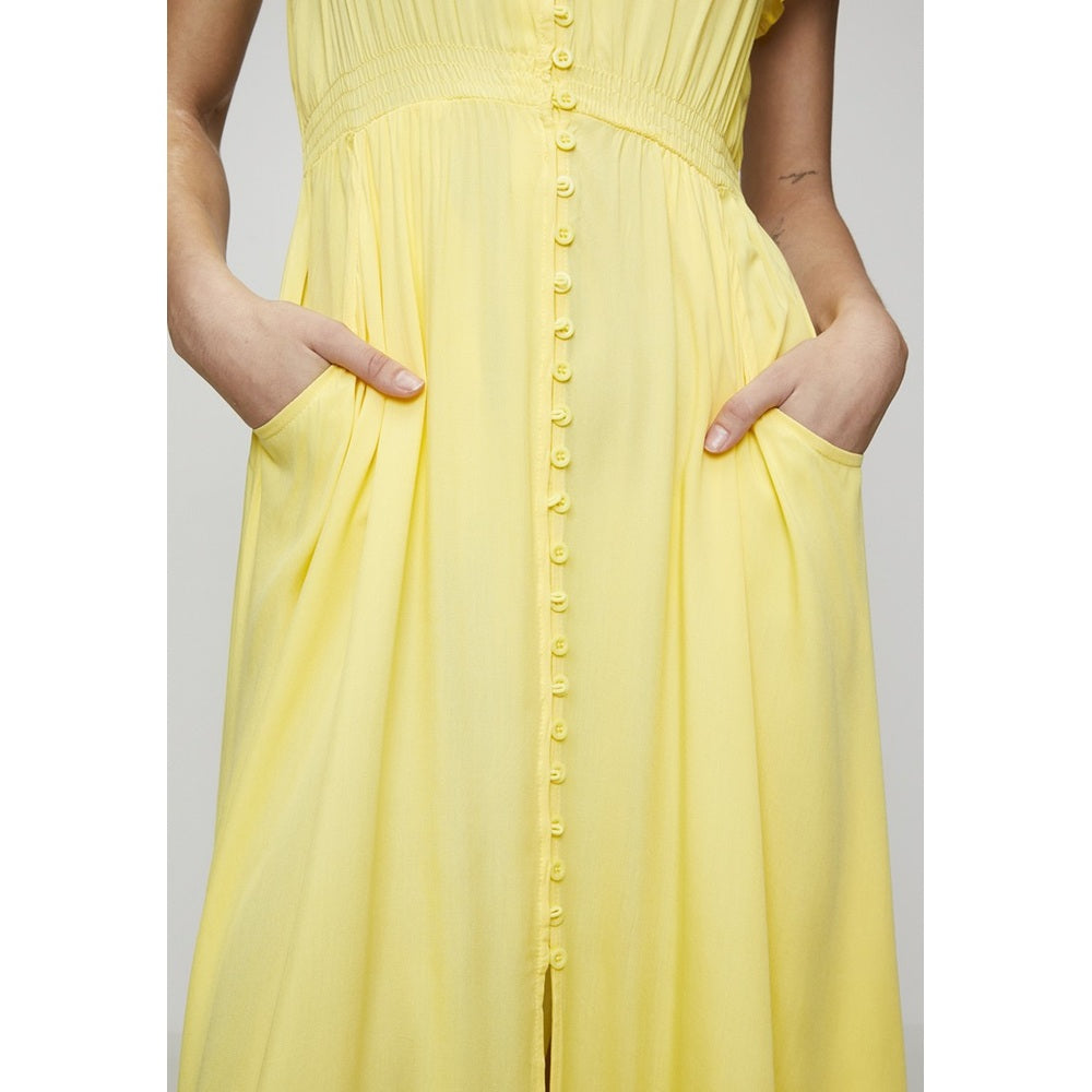 Stella Morgan Ladies Dress In Yellow