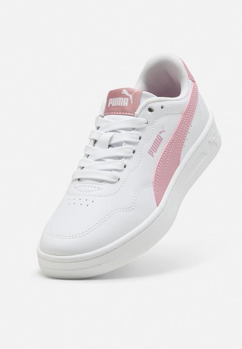 Puma Kids Court Lally Jr Shoes White-Poised Pink