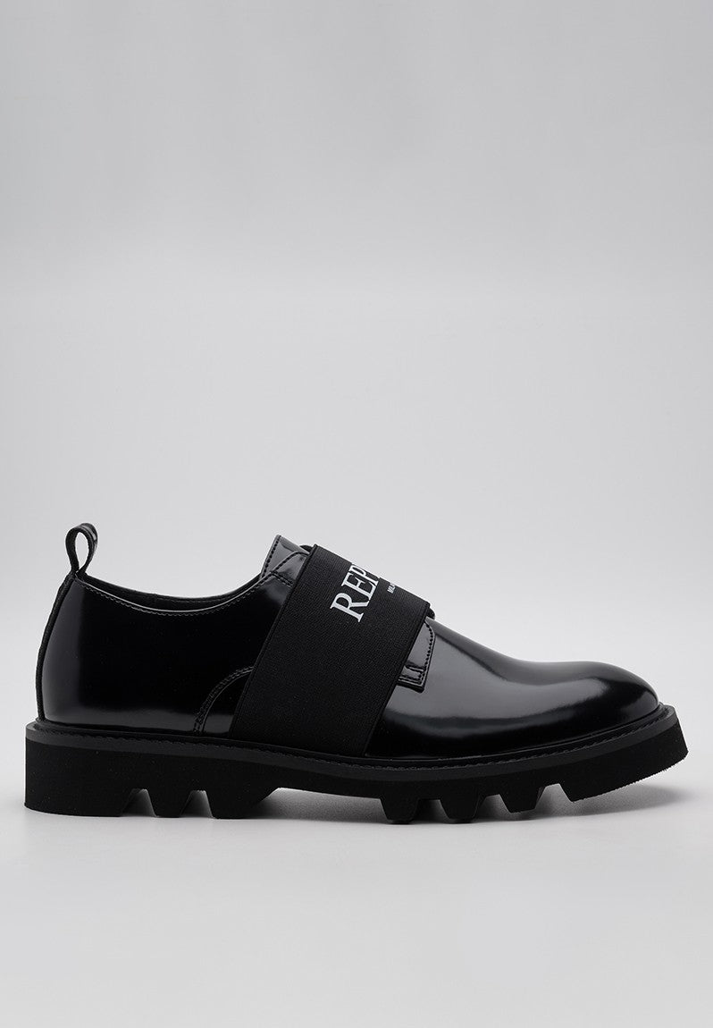 Replay Mens Canver Brush Shoes Black