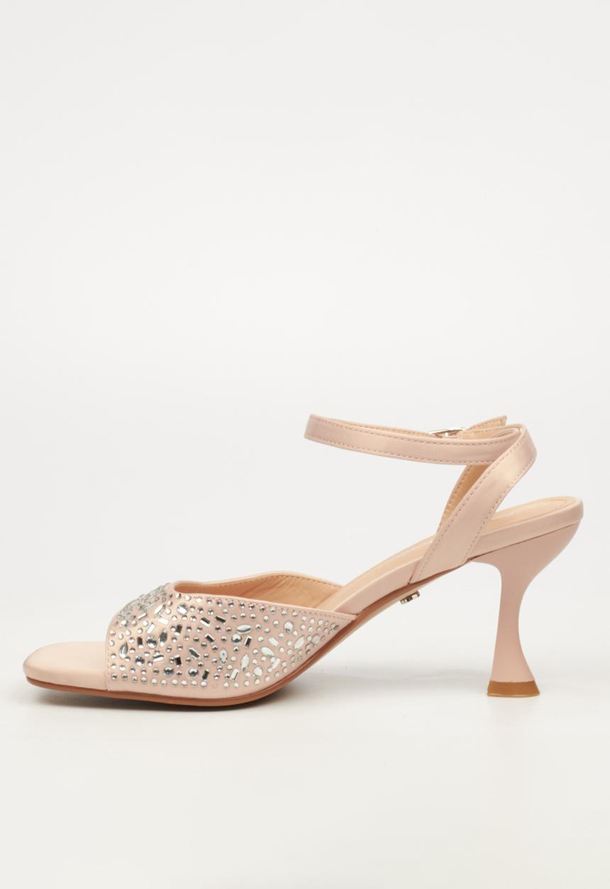 Butterfly Feet Ladies Kitten 1 Heels In Rose Gold