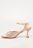 Butterfly Feet Ladies Kitten 1 Heels In Rose Gold
