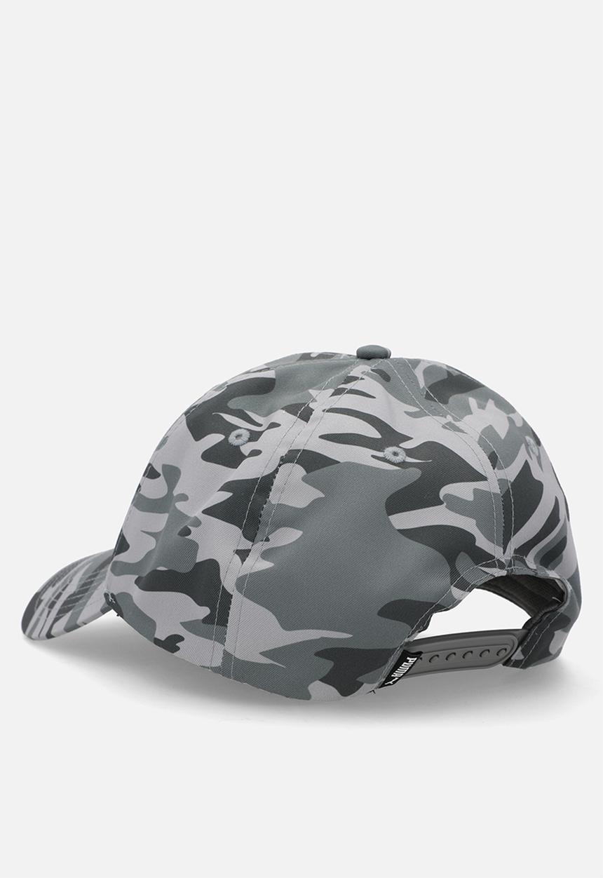 Puma Mens Ess Elevated Aop Bb Cap Black Camo