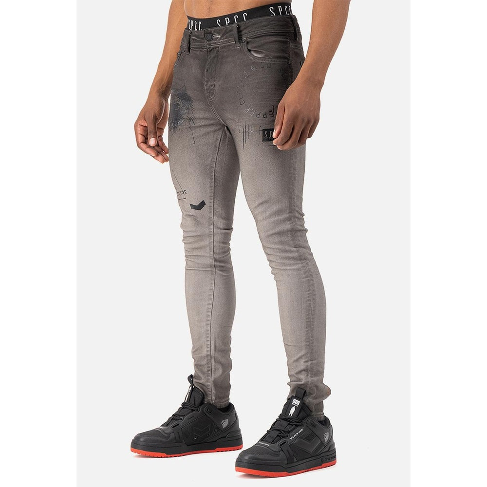 S.P.C.C Mens Static Blitz Super Skinny Jean In Black