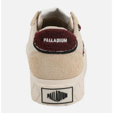 Palladium Womens Ace Lo Mix Leather Shoes In Sand