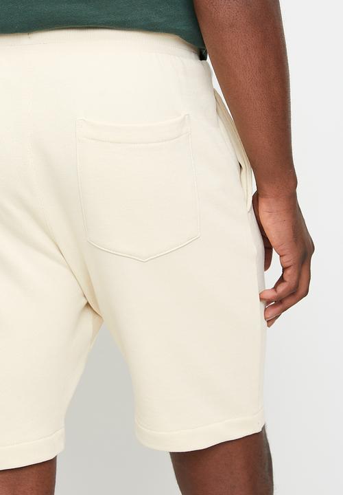 Polo Mens Sports Fleece Shorts In Stone