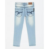 Soviet Boys Lavish Fashion Skinny Denim Jeans In Light Indigo