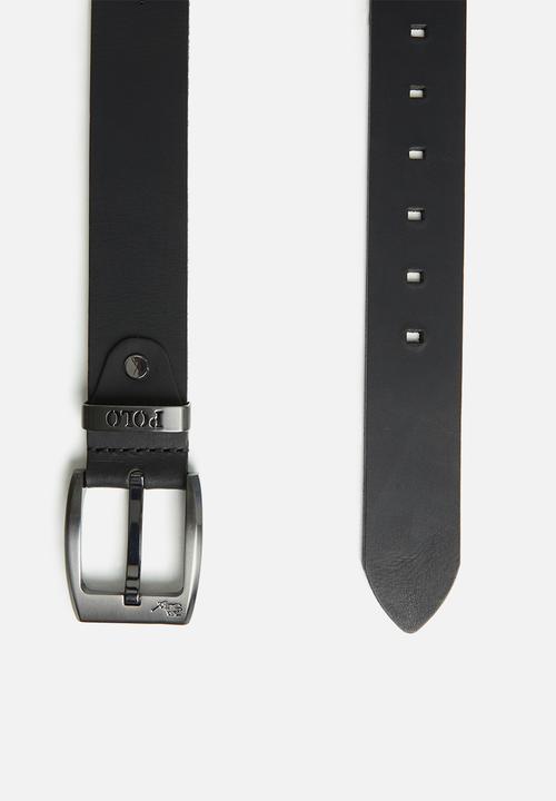 Polo Mens Calvin Black Belt