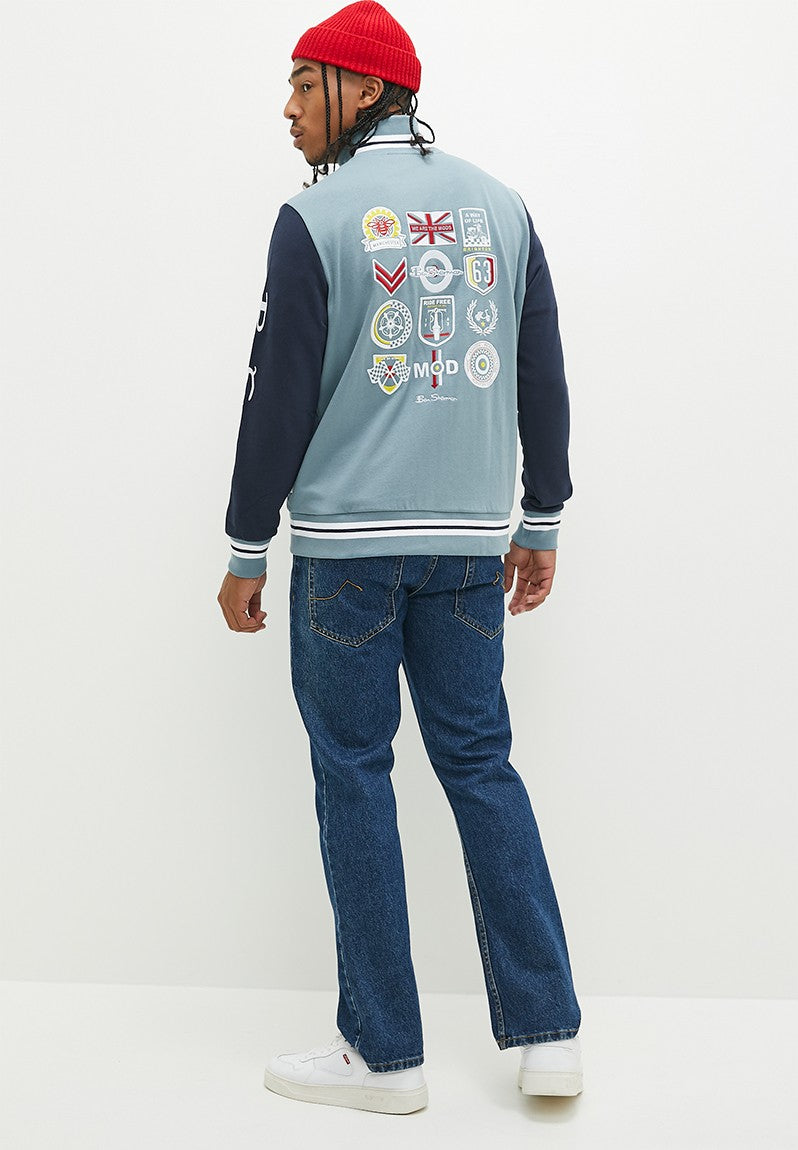 Ben Shereman Mens Citadel Varsity Bomber Jacket