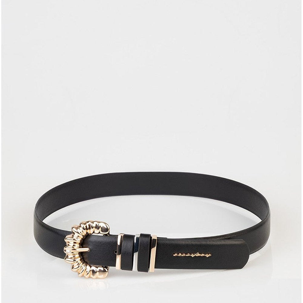 Sissy Boy Softie Belt Mixedloop Detail In Black
