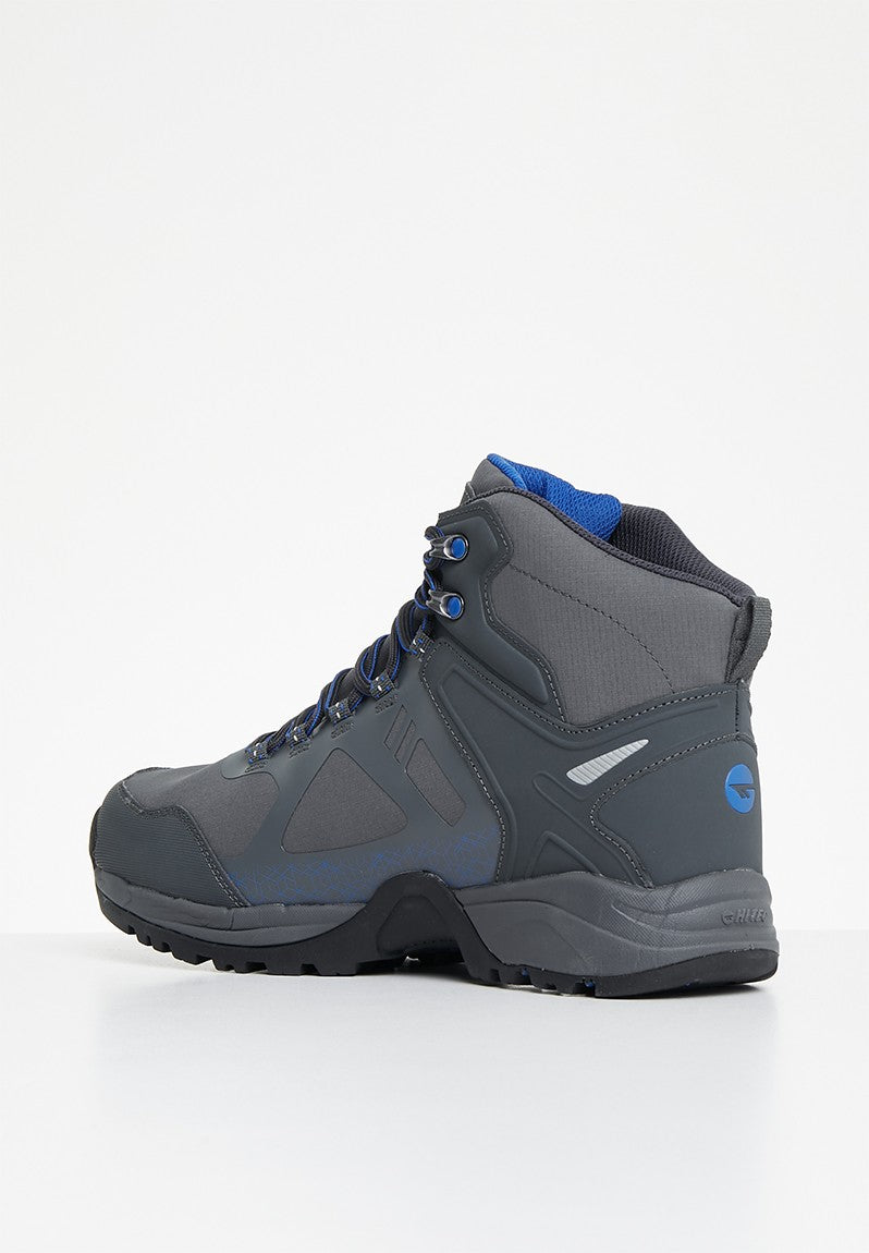 Hi-Tec V-Lite Psych Boots In Charcoal & Blue
