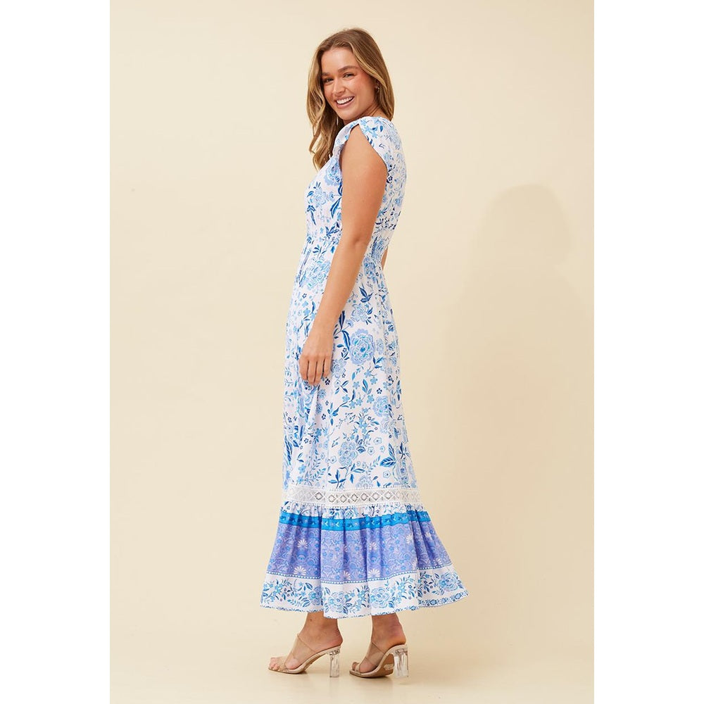 Stella Morgan Ladies Dress In Blue Multi