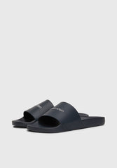 Calvin Klein Hm010631 Mens Ftw Chunky Pool Slides Black