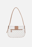 Polo Kensington Flapover Shoulder Bag In White
