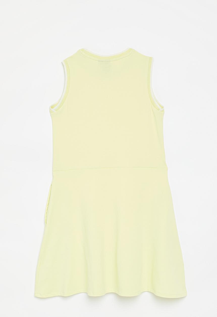 Polo Girls Zahara Embroidered Dress In Yellow