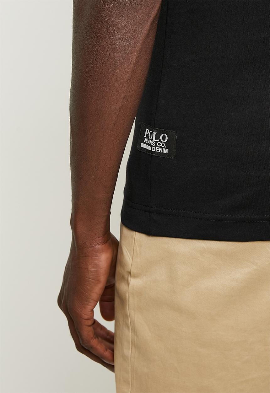 Polo Mens Fog Logo T-Shirt In Black