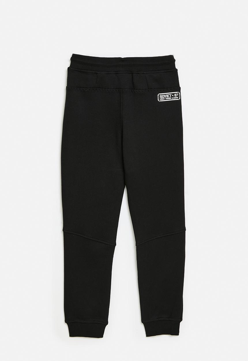 Soviet Boys Track Pants Black
