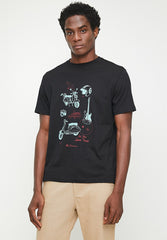 Ben Sherman Sketched Mod Zone Black T-Shirt