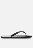 Puma Mens First Flip Orbit Sandals In Black/Sun Stream/White
