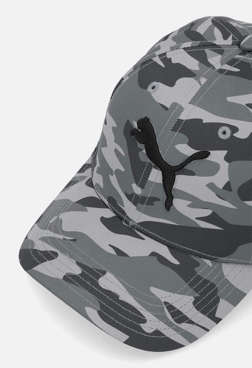 Puma Mens Ess Elevated Aop Bb Cap Black Camo