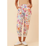 Stella Morgan Ladies Trousers In White Multi