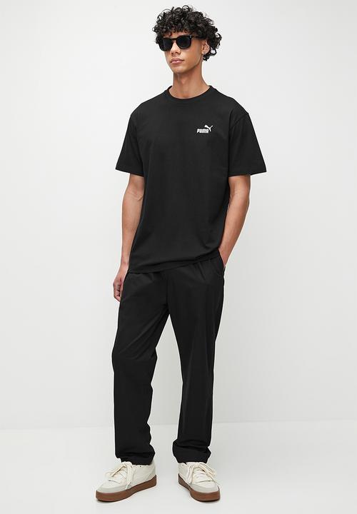 Puma Mens Black Ess Small No.1 Logo Tee