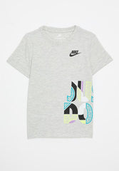 Nike Kiddies Short Sleeve Tee - Grey Heather