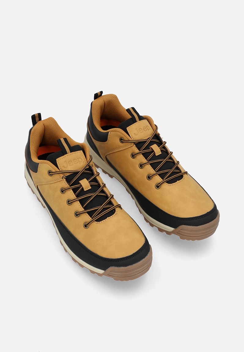 Jeep Mens Yellow/Black Renegade Sneakers