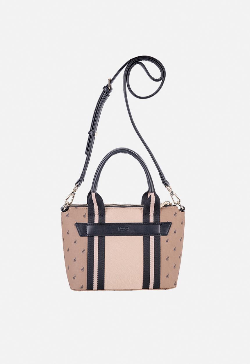 Polo Womens Isla Small Shopper Crossbody Bag In Camel