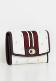 Polo Oxford Smalls Compact Trifold Purse In Grey